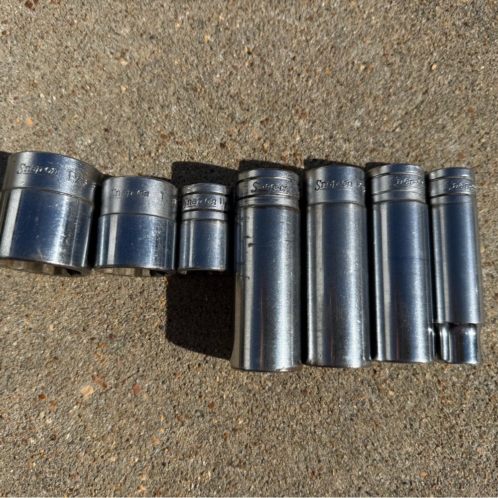 Vintage Snap-on Sockets 1/2” drive